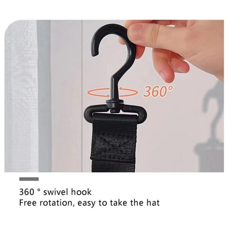8-зажимное настенное хранение для шляп, сушилка для нижнего белья, вешалка для одежды в спальню, крючок для хранения шапок с язычком