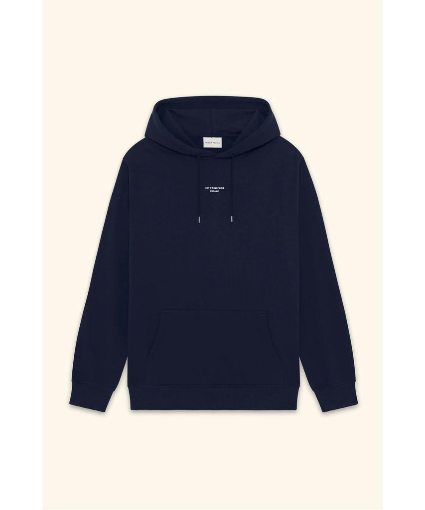 Drole De Monsieur Classic Pocket Slogan Hoodie Le Hoodie Slogan Poche Classique D0Ths26002Nyx