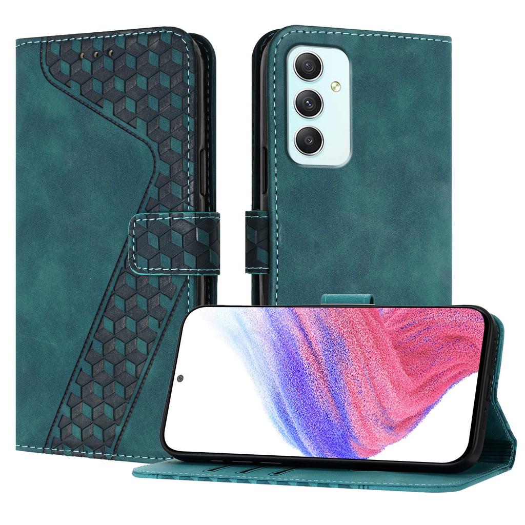 For Samsung Galaxy A35 5G Leather Case 7-Shaped Pattern Wallet Stand Shockproof Phone Cover