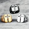 New Product New Creative Design Vintage Cross Crusade Men's Ring