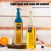 Kitchen Square Glass Oil Bottle Set Refillable Oil Vinegar Cruet for Cooking Seasoning