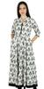 Women A-Line Anarkali Kurti Long With Pockets Designer Blouse