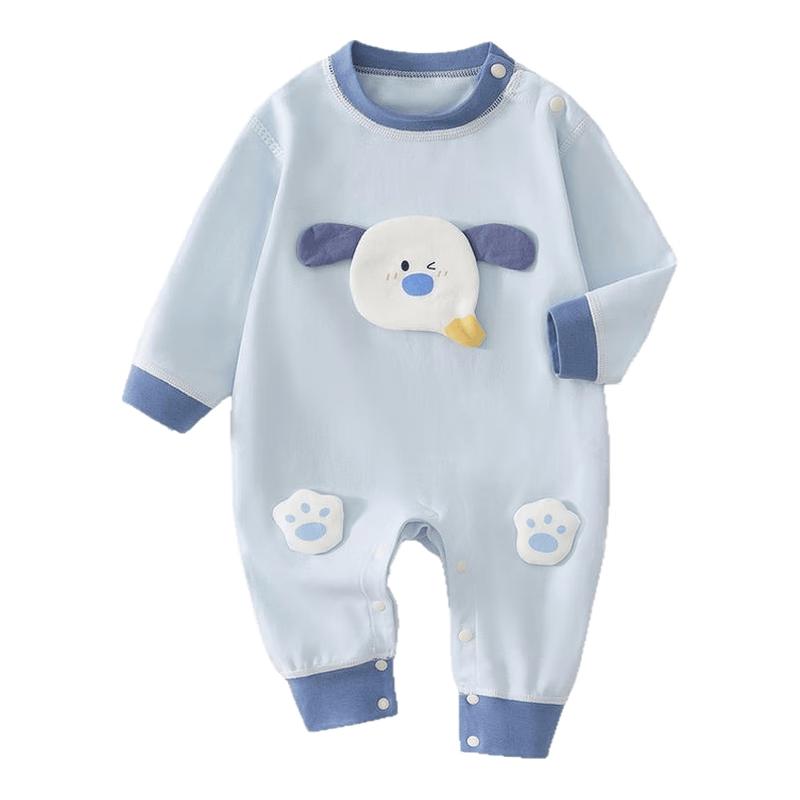 JOYNCLEON Baby Long-Sleeve Cotton Romper Jumpsuit