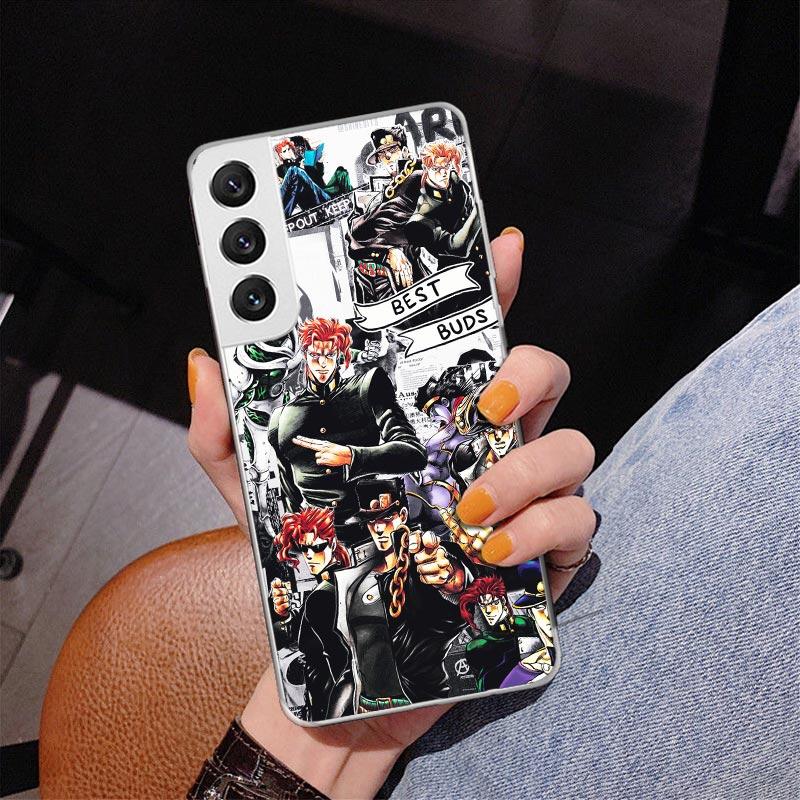 Чехол для телефона JoJo's Bizarre Adventure Stardust Crusaders Для Samsung Galaxy S24 S25 Edge S26 Ultra S23 S22 S21 Plus S20 FE + Perso