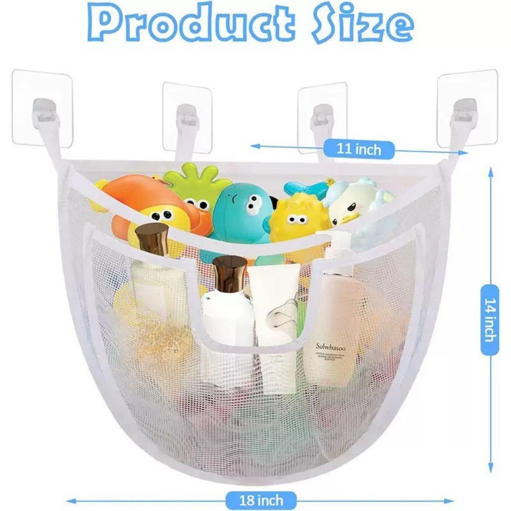 С Крючками Сетка для Хранения Игрушек для Ванной Большой Вместимости Держатель для Игрушек для Ванной Водные Игрушки