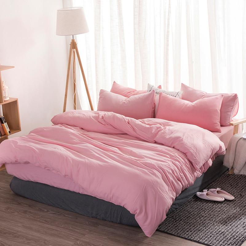  Pillowcase Luxury Bedding Set 3/4Pcs Soft Cover Comfort Duvet Cover Twin Queen King Size