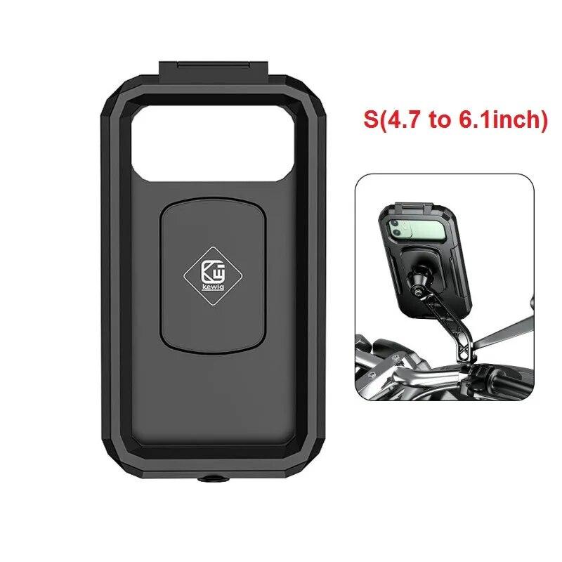 Waterproof Case Bike Motorcycle Phone Holder Handlebar Rear View 4.7 To 6.8" Cellphone Mount Bag Motorbike Scooter Phone Stand
