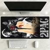2pac Personalized Text Mouse Pad Desk Mouse Pad HD Print Desk Pad Non-Slip Rubber Bottom Perfect Gift for Gamers And Professionals