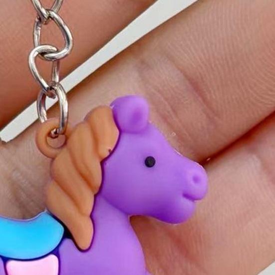 1/2 шт. Брелок Зодиак Лошадь Дизайн Компактный Мини Размер Ручная Работа Брелок Сумки Рюкзаки Кошельки Аксессуары для Автомобилей