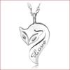 Temperament Women's Electroplated Necklace Pendant Fire Fox, Short Collarbone Women's Jewelry Korean Version of Fashion