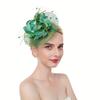 Elegant Fascinator Hat Tea Party Hat Flower Shaped Ornament Headwear With Mesh Women Hair Accessories