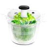 CLEAN HOUSE Vegetable Drainer, Salad Spinner, Dishwasher Safe, Push-Button Colander, Bowl, Cookware, Kitchen Utensil (Clear, 6.2L)