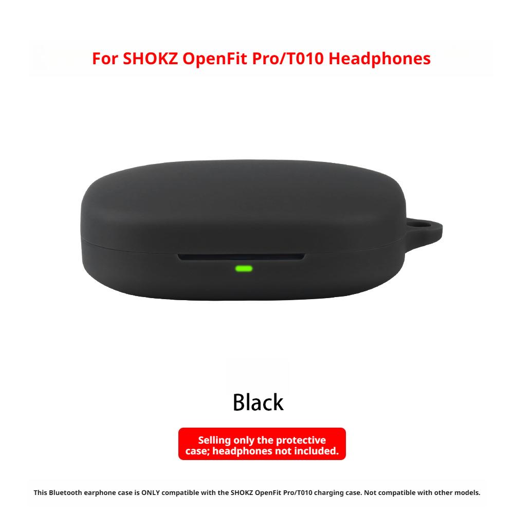 Soft Silicone Protective Case For Shokz Openfit Pro T010 Anti Scratch Shockproof Full Cover Charging Case Protector Electronics
