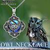RUI RUI YU в готическом стиле, высокое качество, кулон в виде совы из сплава, ожерелье с цепочкой из нержавеющей стали, байкерские модные украшения на Хэллоуин