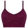 Go Allround Lace Cup Half Top Wireless Bra with Botanical Lace No Sizes Sloggi/Triumph (10209661) - Pads, Pattern, Lightweight, Non-Slip, Hooks, S-L