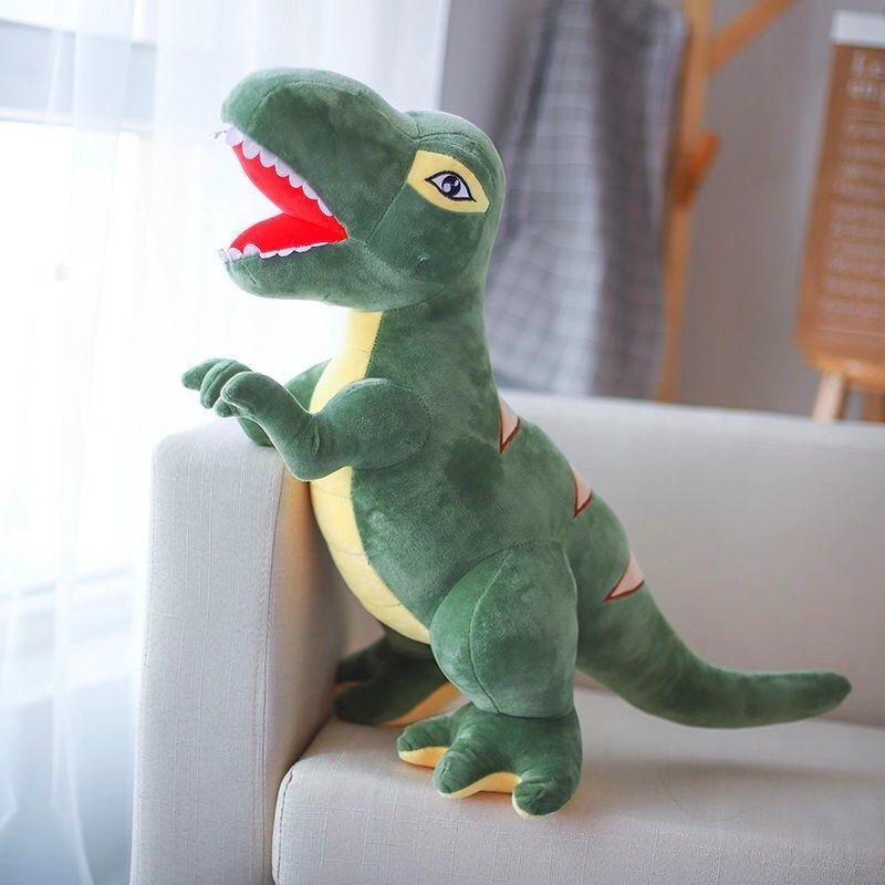 Simulation Dinosaur Plush Toy Doll Tyrannosaurus Doll Large Boy Rag Doll Pillow Children's Birthday Gifts Boys' and Girls' Toys