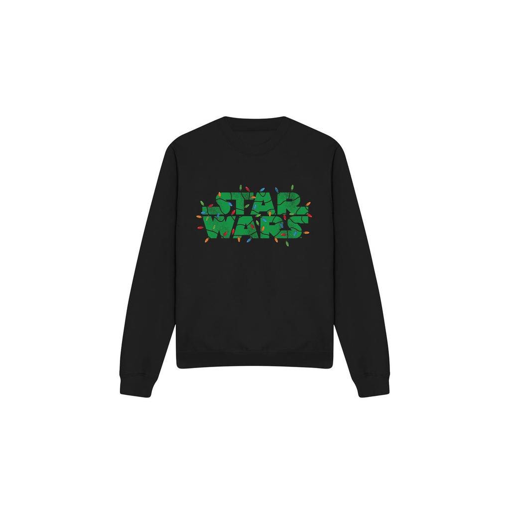 STAR WARS Толстовка с логотипом Christmas Lights для взрослых унисекс