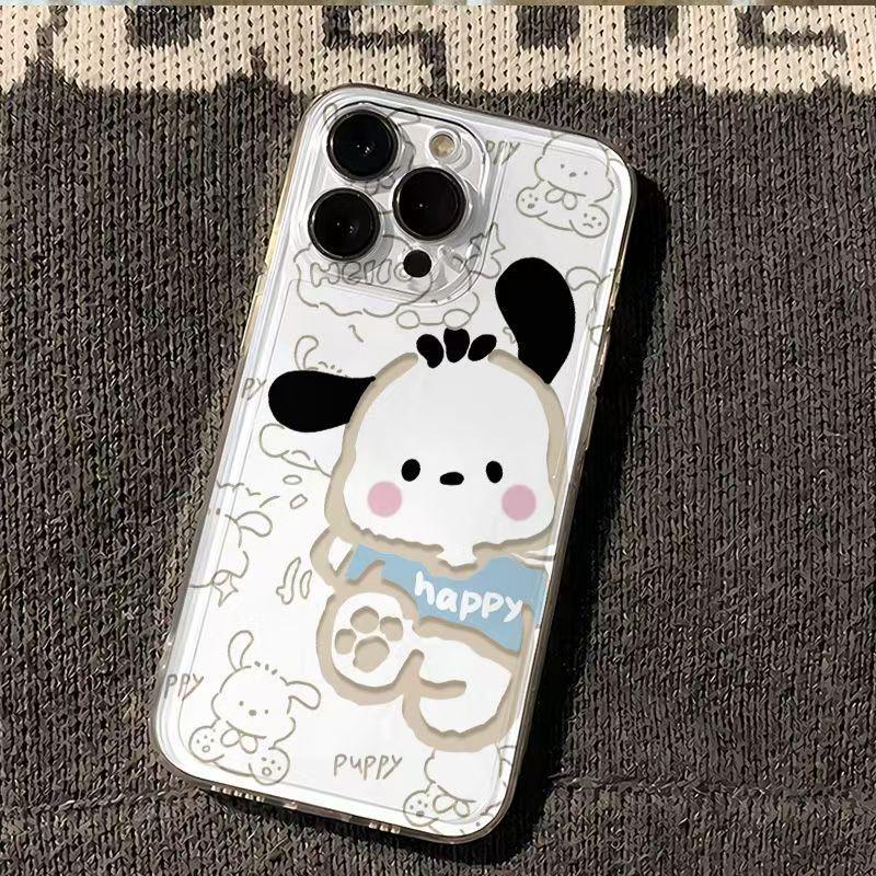 Защищенный от падений чехол для телефона Hello Kitty & Pachacco для Apple 14 Pro/15 Plus/17 Pro Max/X - Пограничное издание для пар