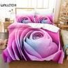 Комплект постельного белья с цветочным принтом, комплект пододеяльников, комплект постельного белья с 3D-принтом, комплект постельного белья размера «queen size», модный дизайн
