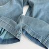 Женские джинсы из лиоцелла Tencel с высокой посадкой и широкими штанинами в пол - летний стиль