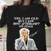 Футболка Rod Stewart На сцене Музыка Черная Унисекс Все размеры Подарок для фаната Унисекс Футболка