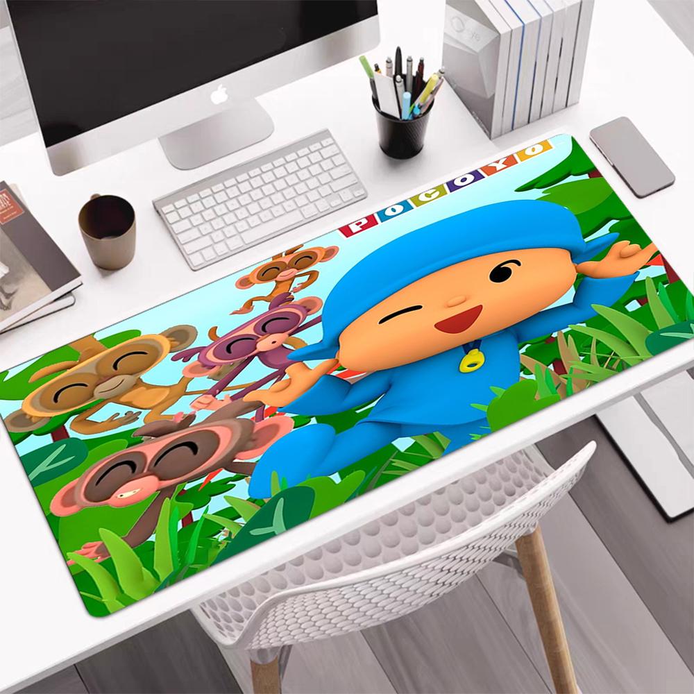 Pocoyo Theme Mouse Pad, Non Slip Rubber Base, Multifunctional Office & Home Decor, Perfect for Workspace Personalization.