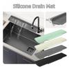 Anti-slip Sink Splash Guard Silicone Kitchen Sink Holder Portable Drain Mat  Farmhouse Decor