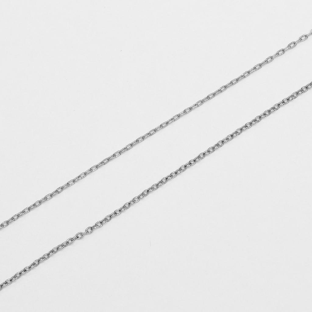 TIFFANY&Co. Open heart Necklace Pt950Platinum 3.7g Women Used