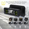 Tire Pressure Monitoring System Temperature Warning Car TPMS Solar Power Auto Security Alarm