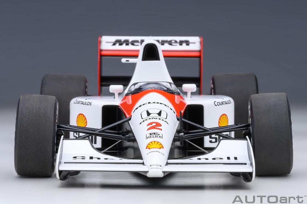 AUTOart Масштаб McLaren Honda Гран-при Японии 1991 Герхард Бергер логотип 1/18 MP4/6 #2 (Макларен включен)