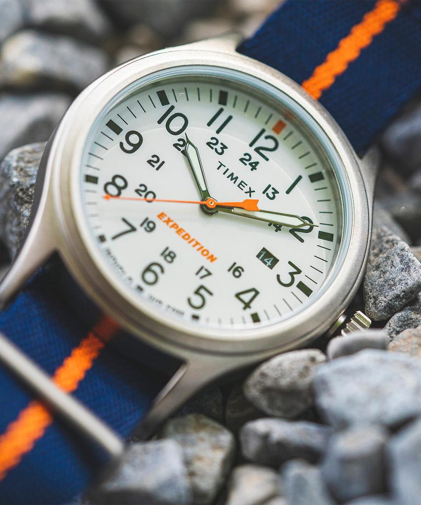 Taimaegseu Expedition Sierra Indiglo Тканевые Светящиеся Часы 40 мм