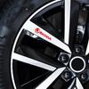 HLLQ9 Car Accessories PVC Emblem Car Body Side Door Wheel Rims Stickers For Skoda Yeti Fabia Octavia 3 2 a5 a7 Kodiaq Karoq MK2 Rapid