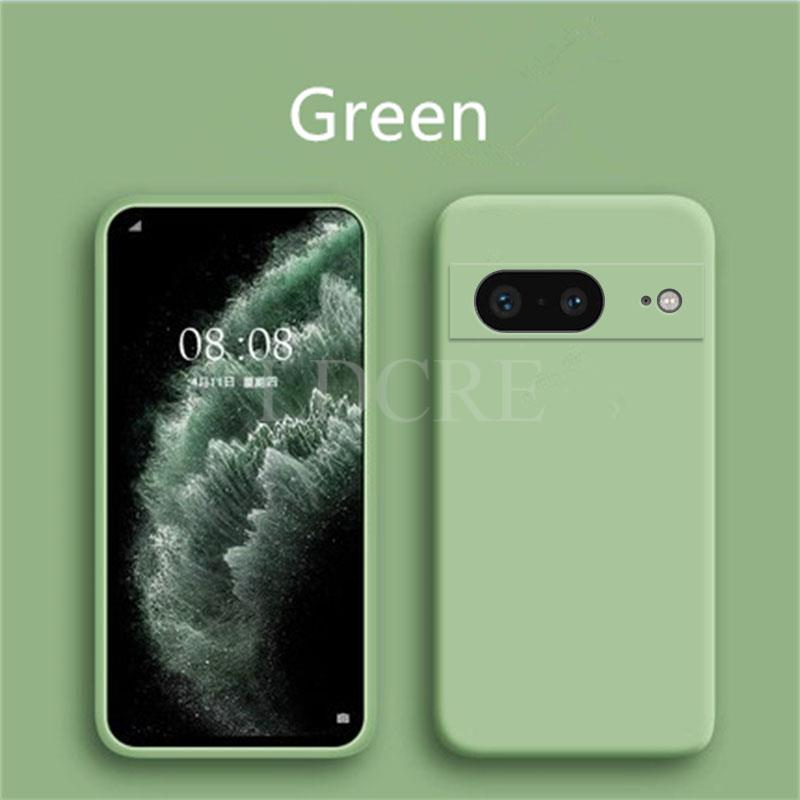 Для Google Pixel 8 Чехол Жидкий Силиконовый Чехол Для Pixel 8 Pro 7A 7 Pro 6 6A 7A 8A Чехол TPU Fundas Защитный Чехол Pixel 8 Чехол