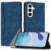 For Samsung Galaxy A56 5G Leather Case Triangle Patchwork Wallet Stand Shockproof Phone Cover