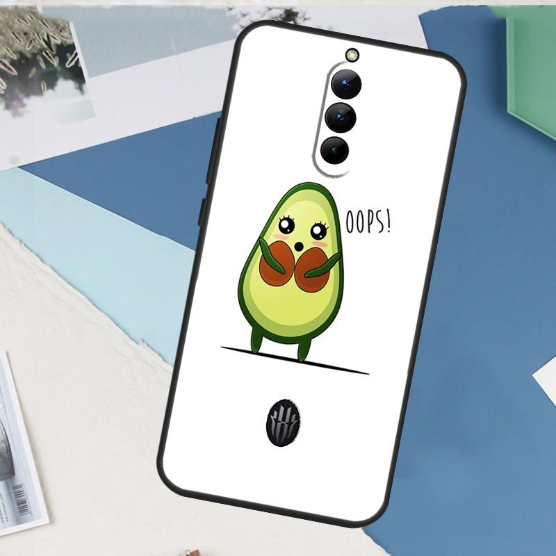 cute cartoon Avocado Fitness Case For ZTE Nubia Red Magic 11 10 9 8 8S 9S 10S Pro Plus 6 7 6S 7S Pro 5G 6R 10 Air Cover