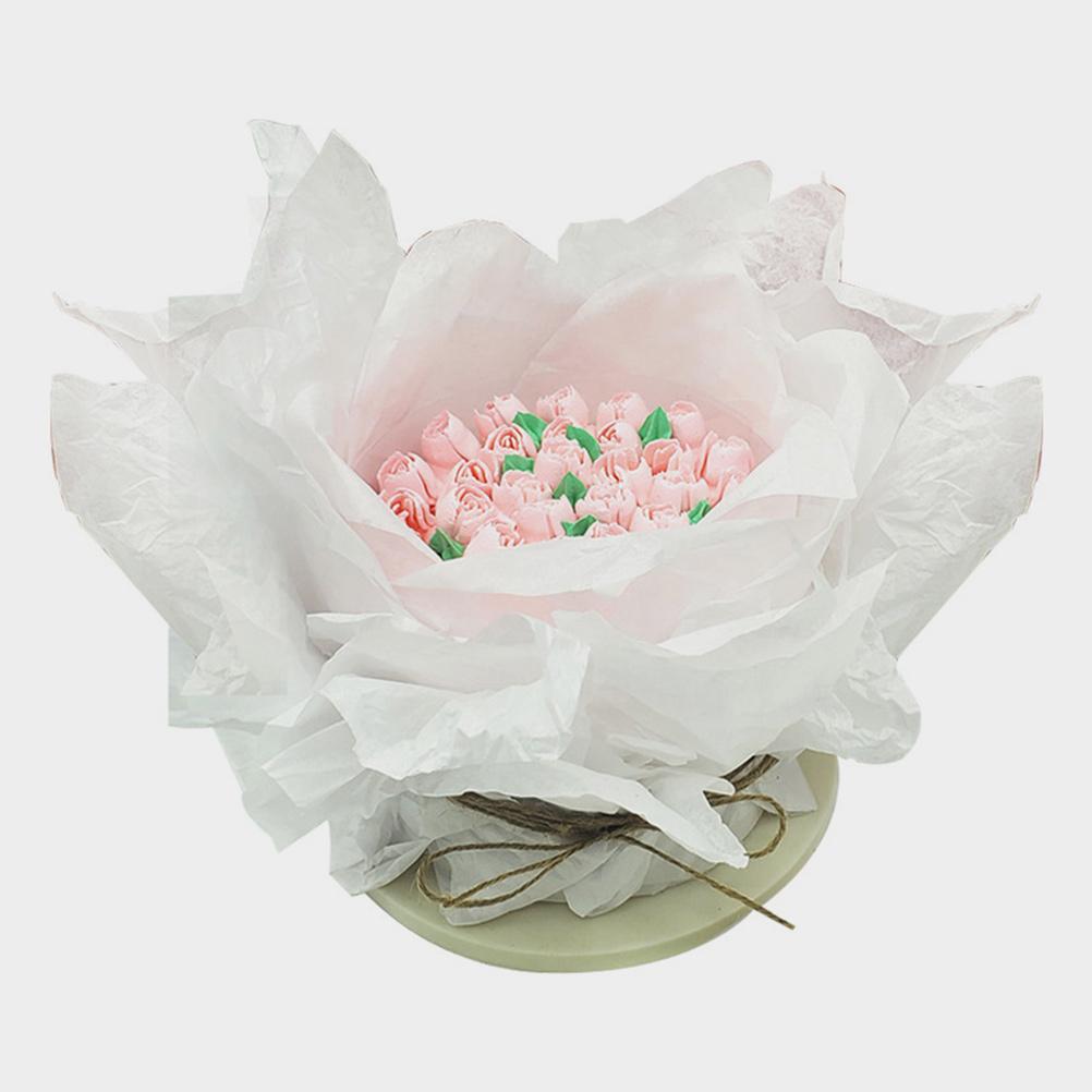 200 Sheets White Tissue Paper For Flower Wraps Gift Packing Bouquet Material Craft Supplies Packaging Paper Sewing Translucent