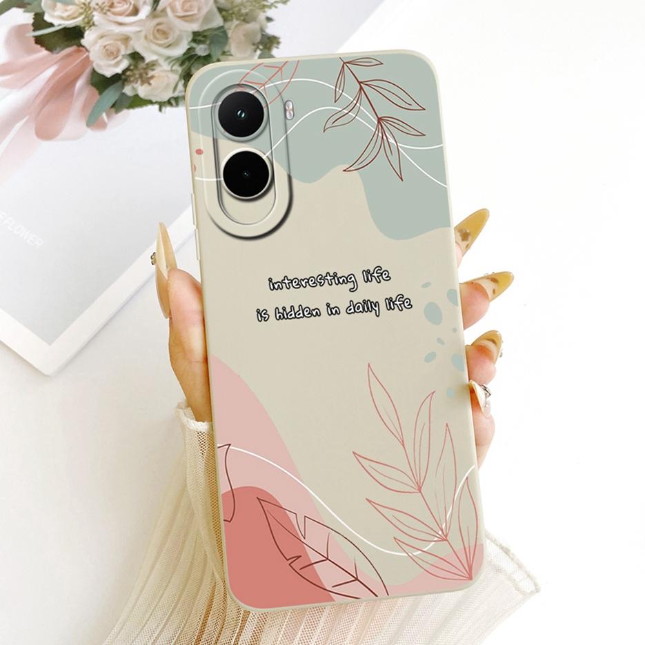 Чехол для Xiaomi Poco M7 Plus PocoM7 4G Красивая Девушка Подсолнух Расписной Чехол для Телефона Для Xiaomi Poco M7 Pro PocoM7 Plus 5G Мягкие Fundas