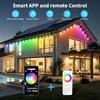 15M/30M/60M RGBIC Smart Eaves Light with APP/Remote Control IP67 Waterproof Outdoor String Lights House Roof Garden Lighting