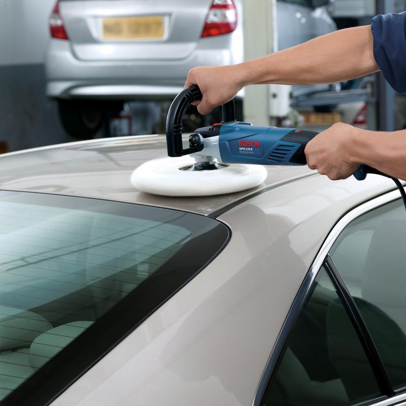Bosch GPO 12 CE Профессиональный электрический полировщик 1250 Вт Полировальный станок для автомобиля M14/M16 750-3000 об/мин 6 передач Регулируемая скорость
