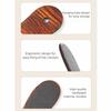 10Pcs Double Sided Wood Foot File with Hanging Hole Waterproof Dead Skin Pedicure Tool Easy To Clean Wet and Dry Use