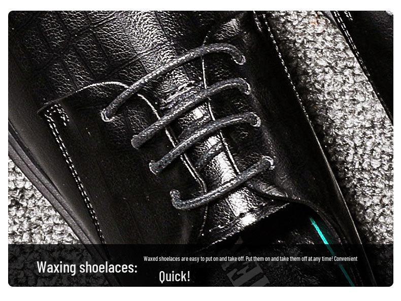 Men's Large Size Genuine Leather Casual Shoes - British Style Autumn Youth Formal