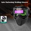 Auto Darkening Welding Glasses Detachable Face Protector Face Shield  Work Protective Equipment