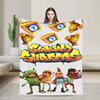 Игра Subway Surfers Плед Джейка Теплый Мягкий Дорожный Офисный Плюшевый Постельное Белье Пледы Гостиная Фланелевое Покрывало Чехол на Диван-Кровать