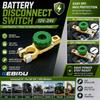 Car Battery Switch Battery Terminal Link Switch Automatic Circuit Breaker Car Battery Power-off Switch Quick Cut-off Disconnect Protector RV 12V-24V