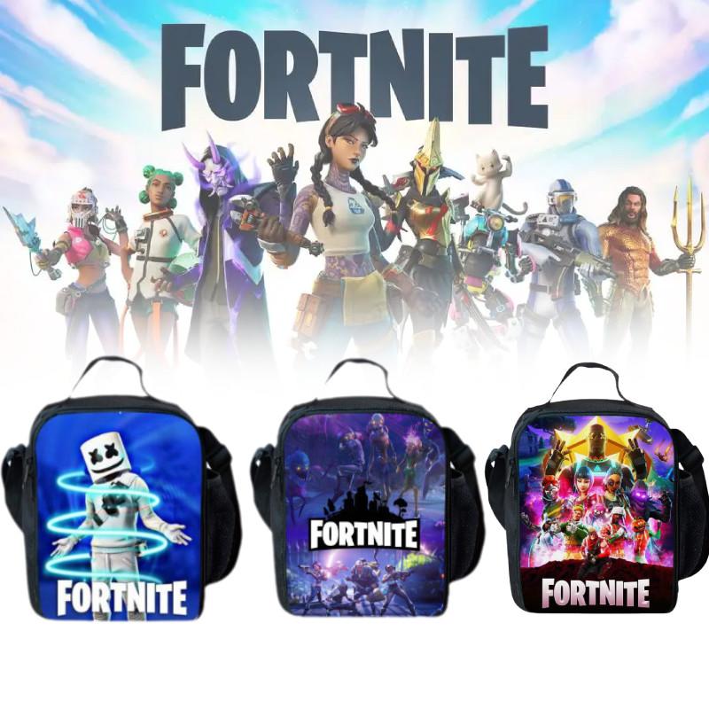 Мультяшная игра Изолированная сумка для ланча Закуски Пикник Путешествия Школьный ланч-бокс