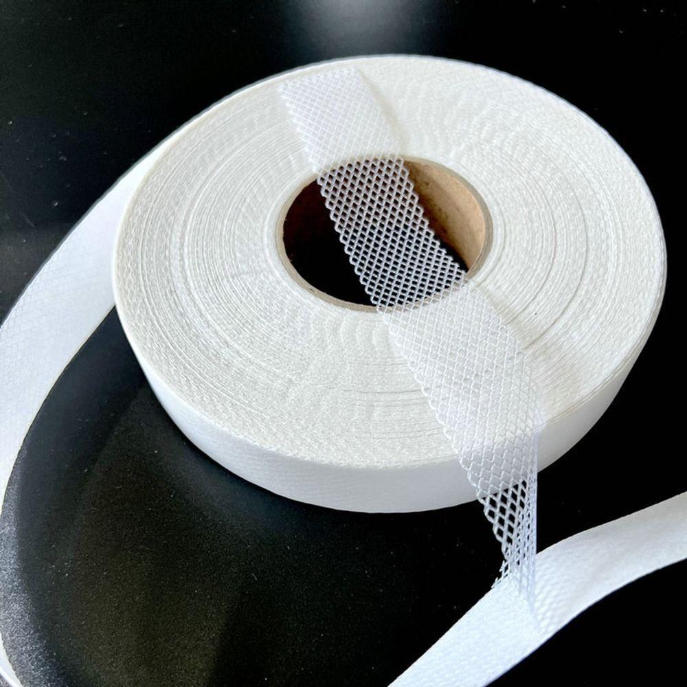 50M Термоклеевая сетчатая лента-застежка Нетканая DIY Одежда Гладильные ленты для подгиба Двусторонняя сетка Инструмент для шитья