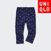 Uniqlo Японские флисовые леггинсы 10 4 Длина 