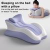 Couples Butt Cushion 3D Curved Wavy Back Cushion Multi-Position Support Memory Foam Wedge Pillow for Bed Lying And Sitting Couples Intimacy