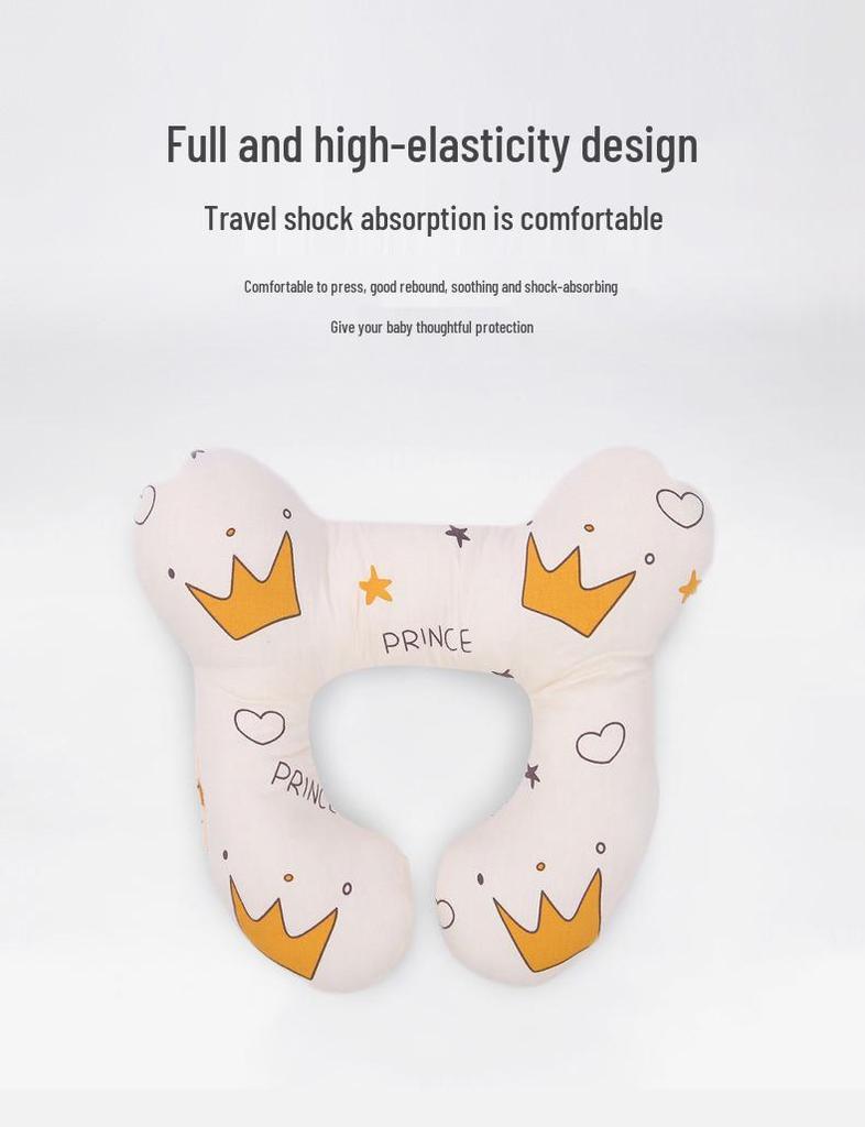 Подушка-поддержка для головы и шеи ребенка - Защита от плоской головы для колясок и автокресел