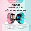 Новые умные часы для детей 4G GPS WIFI Видеозвонок SOS Детские умные часы Камера Монитор Трекер Местоположение Телефон Часы Мальчик Девочка Подарки